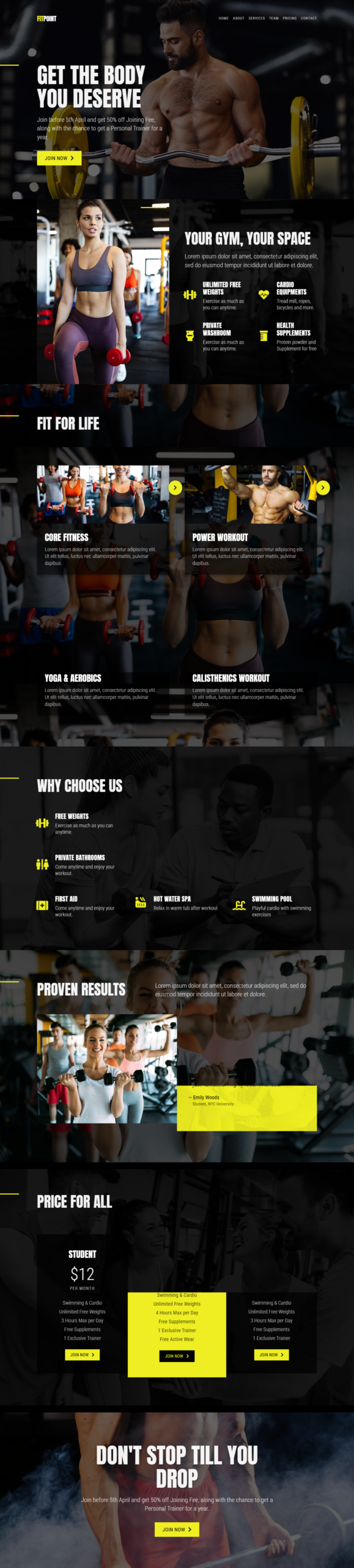 Landing Page para Personal Trainer