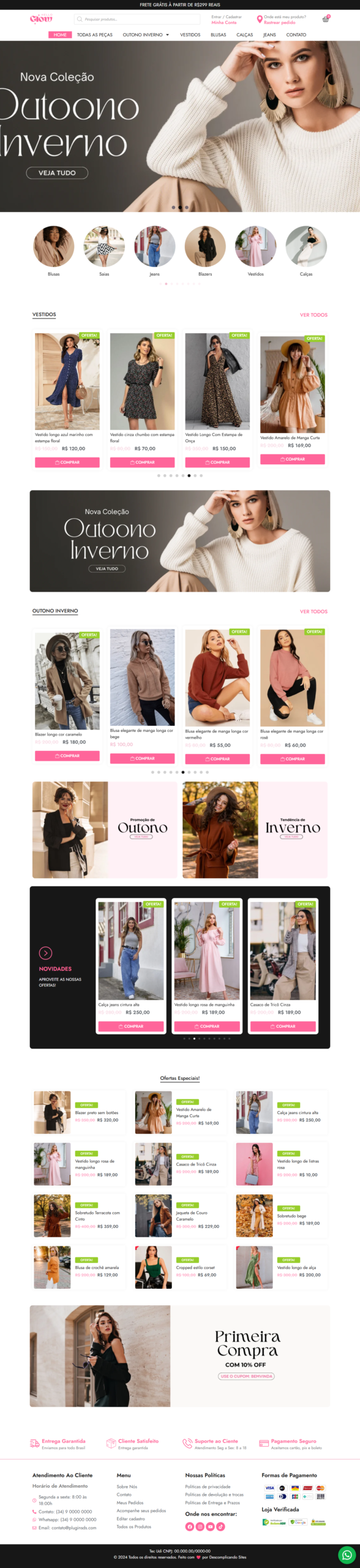 Loja Virtual de Moda Feminina